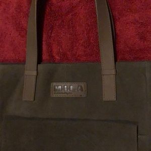M.I.L.A Made In Las Angeles Suede Leather Bag